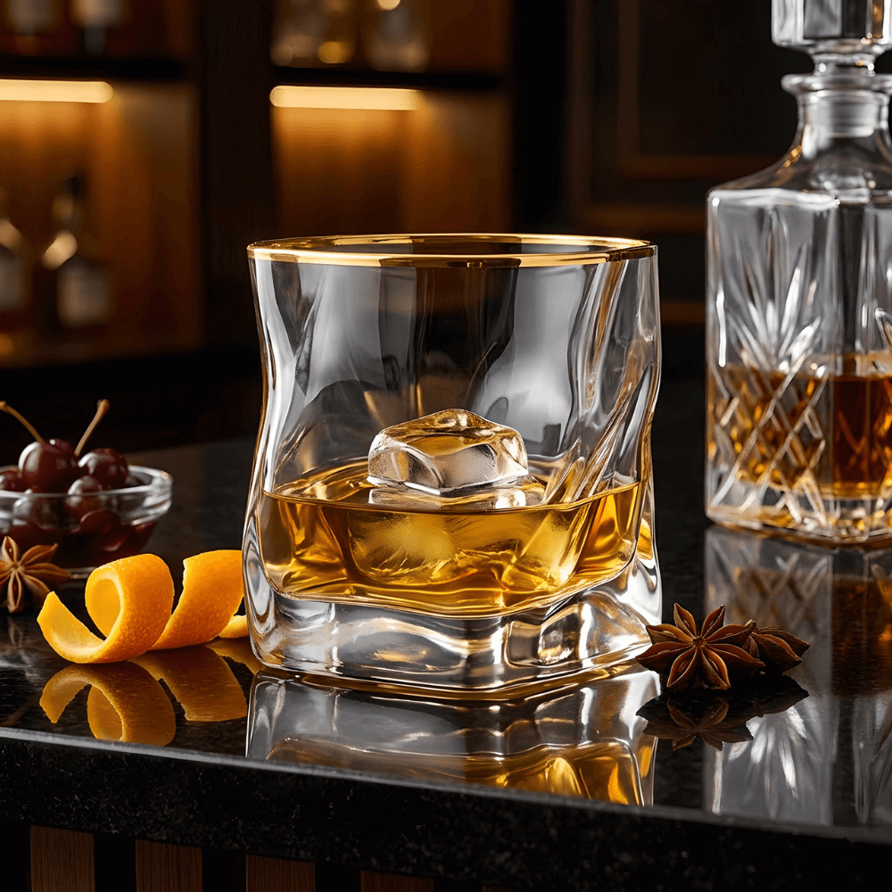 Gold Hoshi - Japanese Crystal Whiskey Glass - Set of 2 or even better deal on a set of 6-8