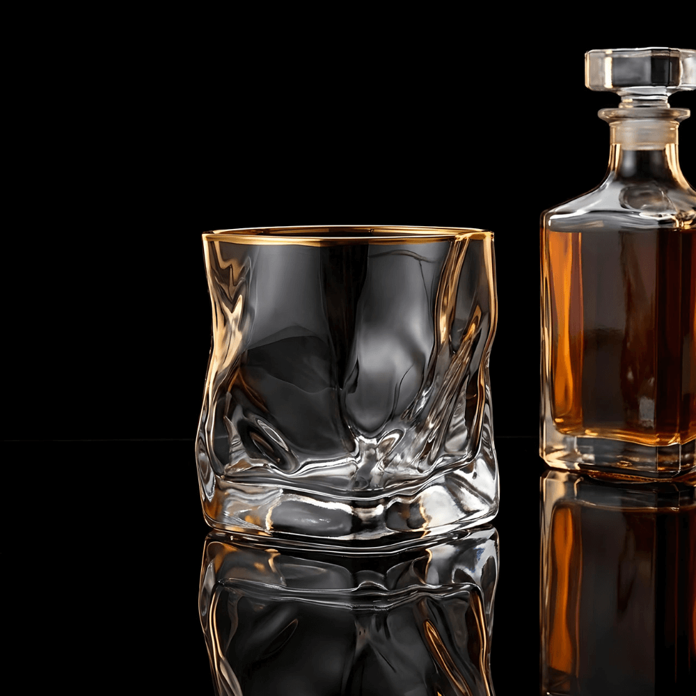 Gold Hoshi - Japanese Crystal Whiskey Glass - Set of 2 or even better deal on a set of 6-8