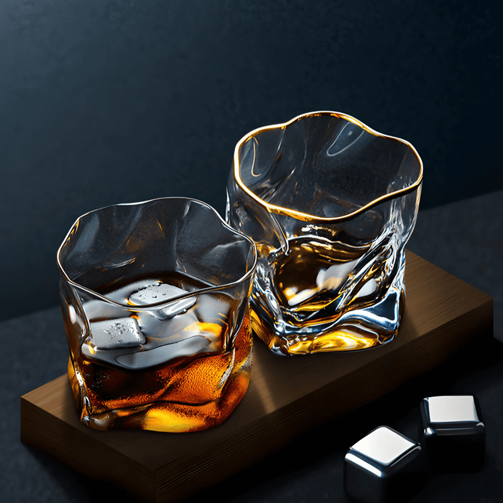 Gold Hoshi - Japanese Crystal Whiskey Glass - Set of 2 or even better deal on a set of 6-8