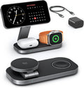 3-In-1 Charging Station for Apple Devices, Qi2 25W Certified, Magnetic, Wireless, Foldable & Fast Charger Stand