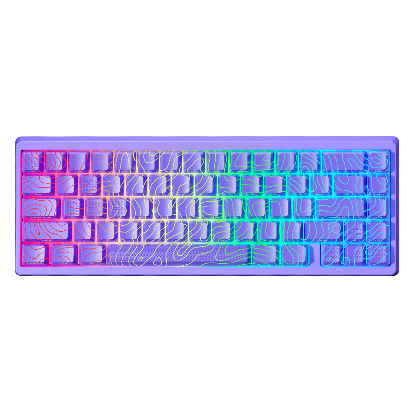 XVX M67 JadeStone Interstellar Black Tri-Mode RGB Lit Mechanical Keyboard (choose wired or wireless) (2 color options)