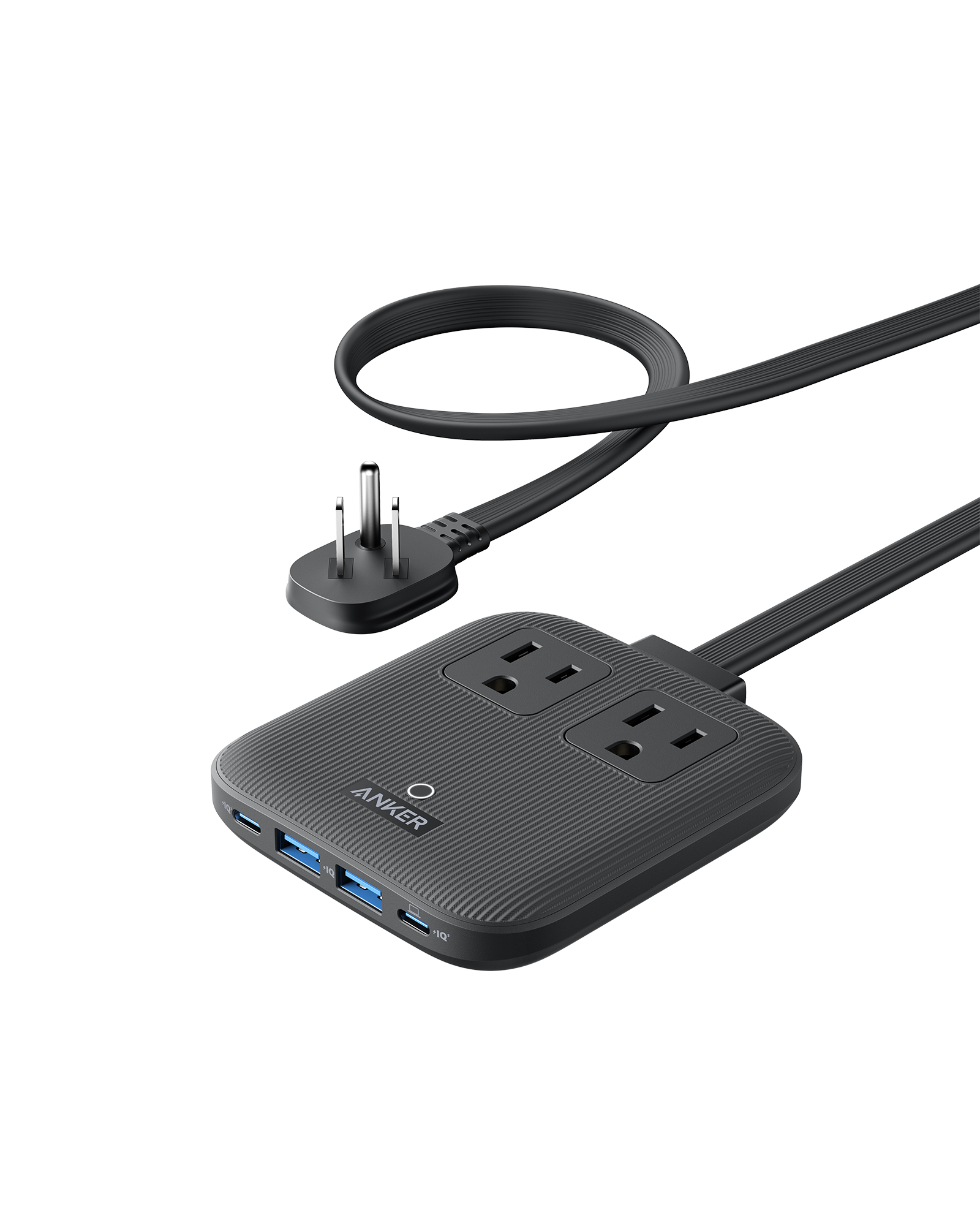 Anker - Eco-Friendly, Slim Wall Plug-In Nano Charging Power Strip Station w/ 2 USB-C + 2 USB-A charging ports w/ 67W power (3 color options)