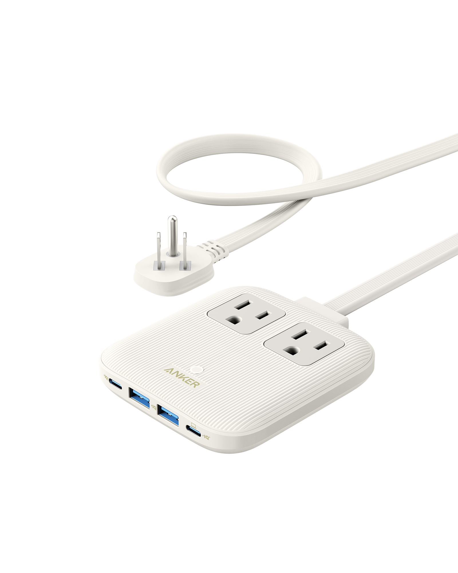 Anker - Eco-Friendly, Slim Wall Plug-In Nano Charging Power Strip Station w/ 2 USB-C + 2 USB-A charging ports w/ 67W power (3 color options)