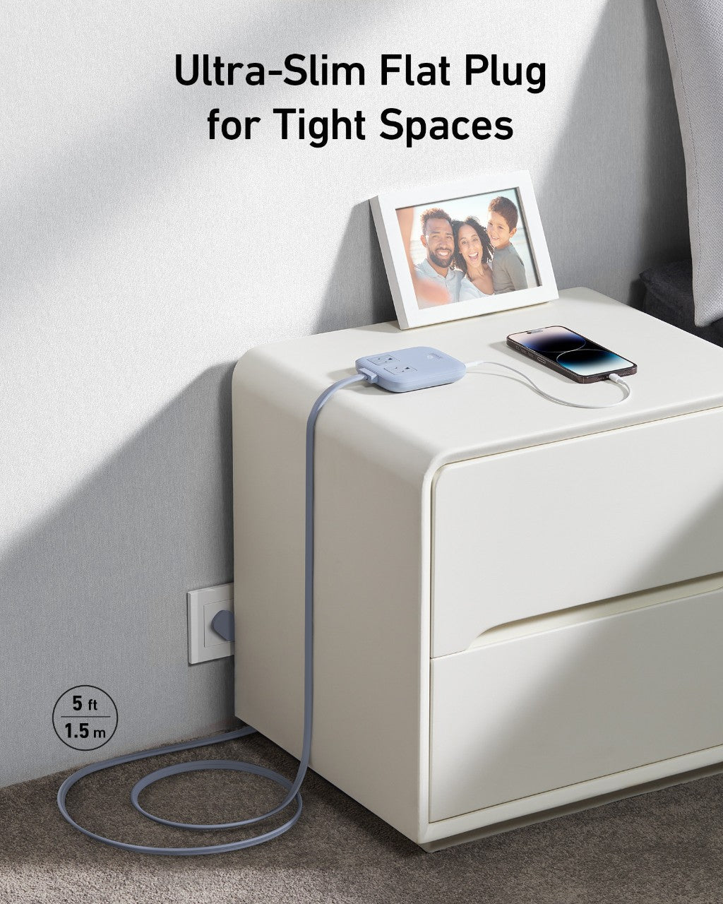 Anker - Eco-Friendly, Slim Wall Plug-In Nano Charging Power Strip Station w/ 2 USB-C + 2 USB-A charging ports w/ 67W power (3 color options)