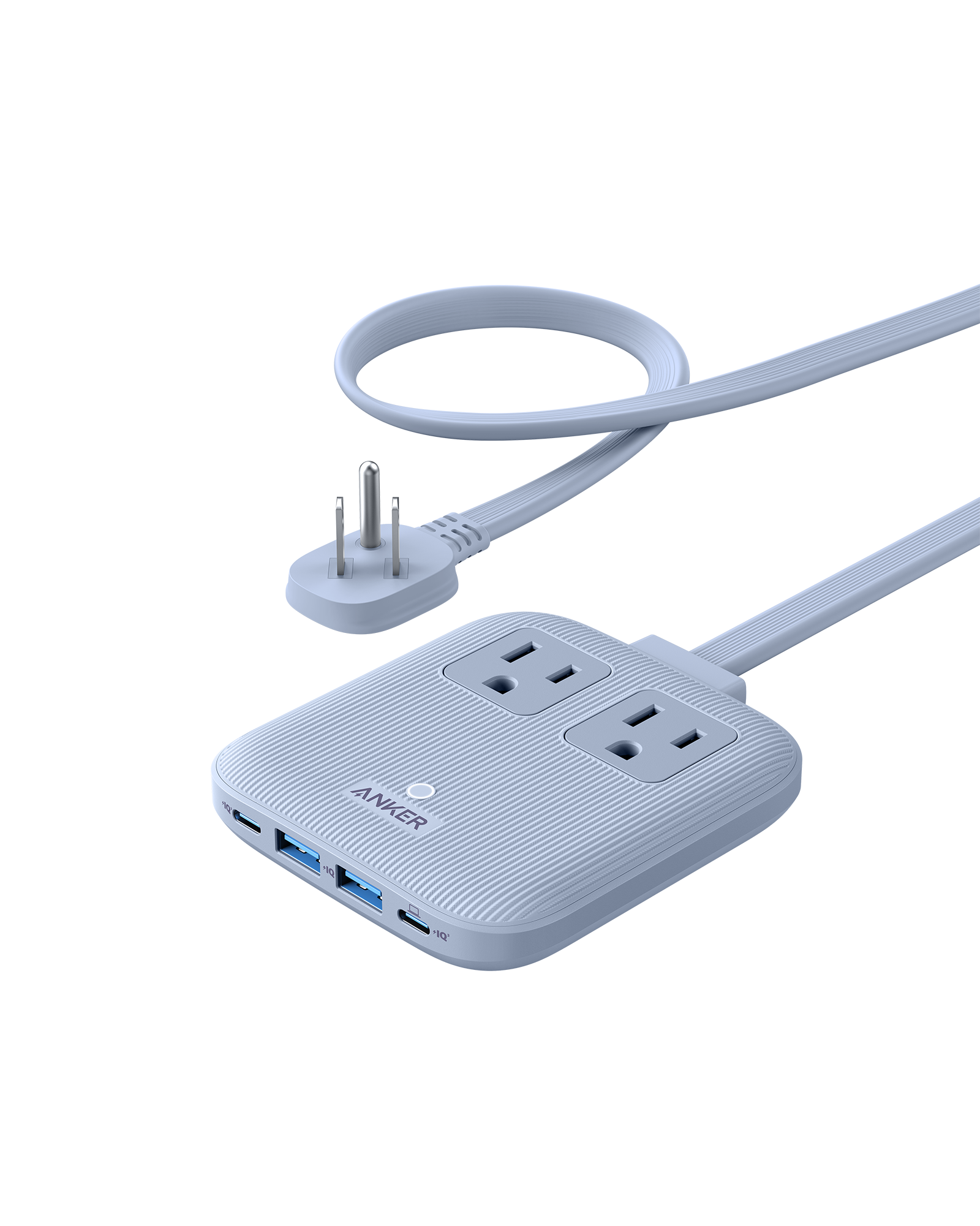 Anker - Eco-Friendly, Slim Wall Plug-In Nano Charging Power Strip Station w/ 2 USB-C + 2 USB-A charging ports w/ 67W power (3 color options)