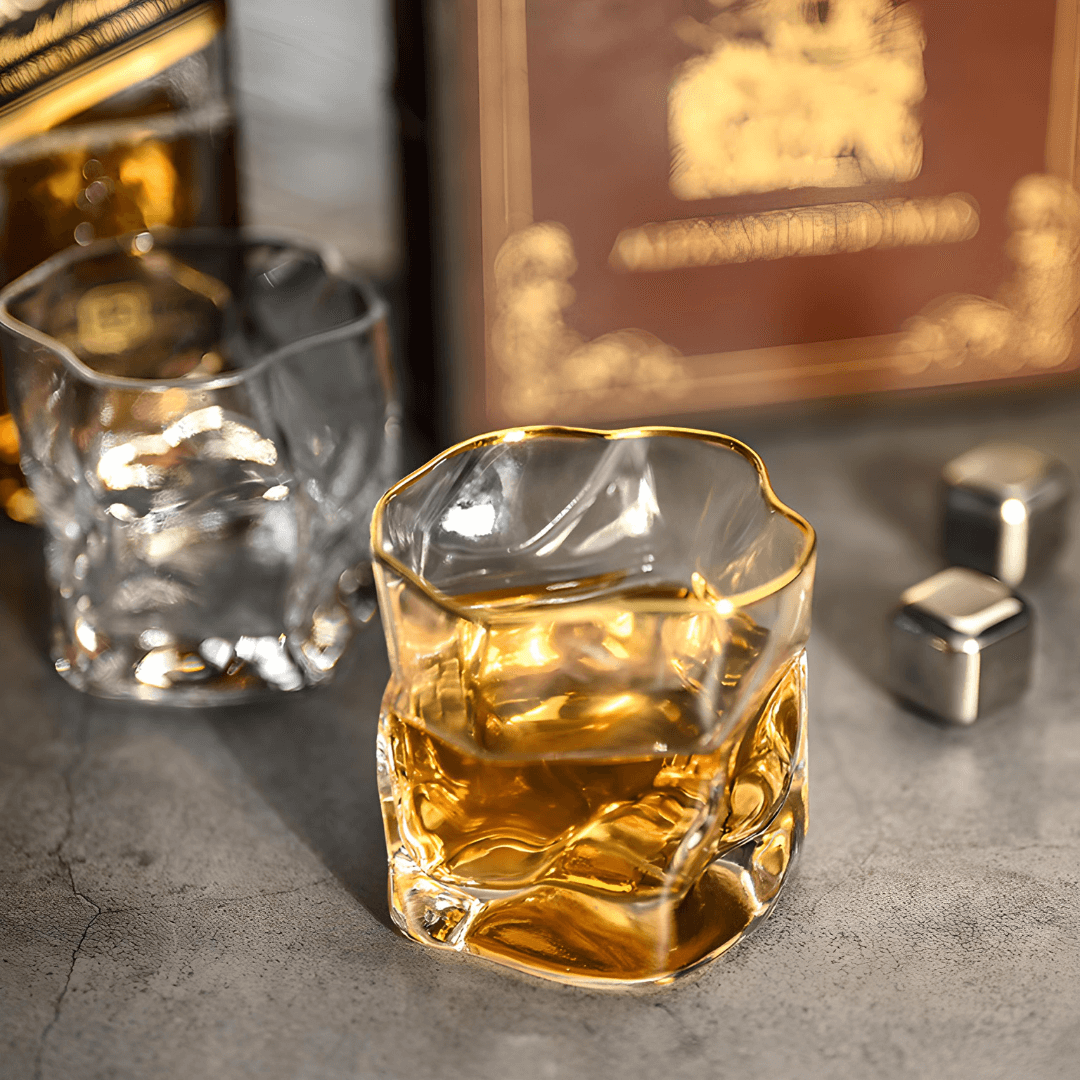Gold Hoshi - Japanese Crystal Whiskey Glass - Set of 2 or even better deal on a set of 6-8