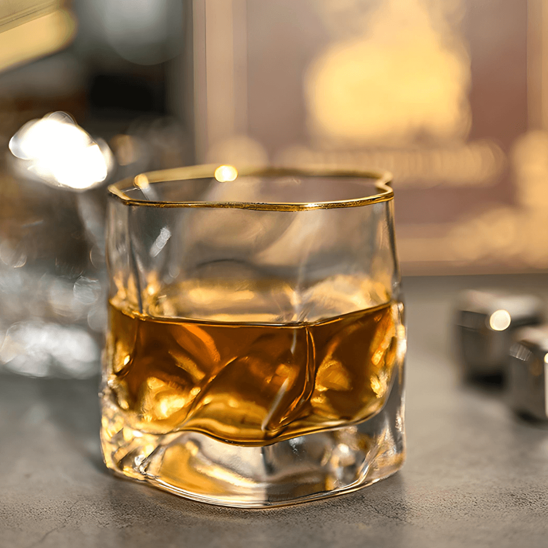 Gold Hoshi - Japanese Crystal Whiskey Glass - Set of 2 or even better deal on a set of 6-8