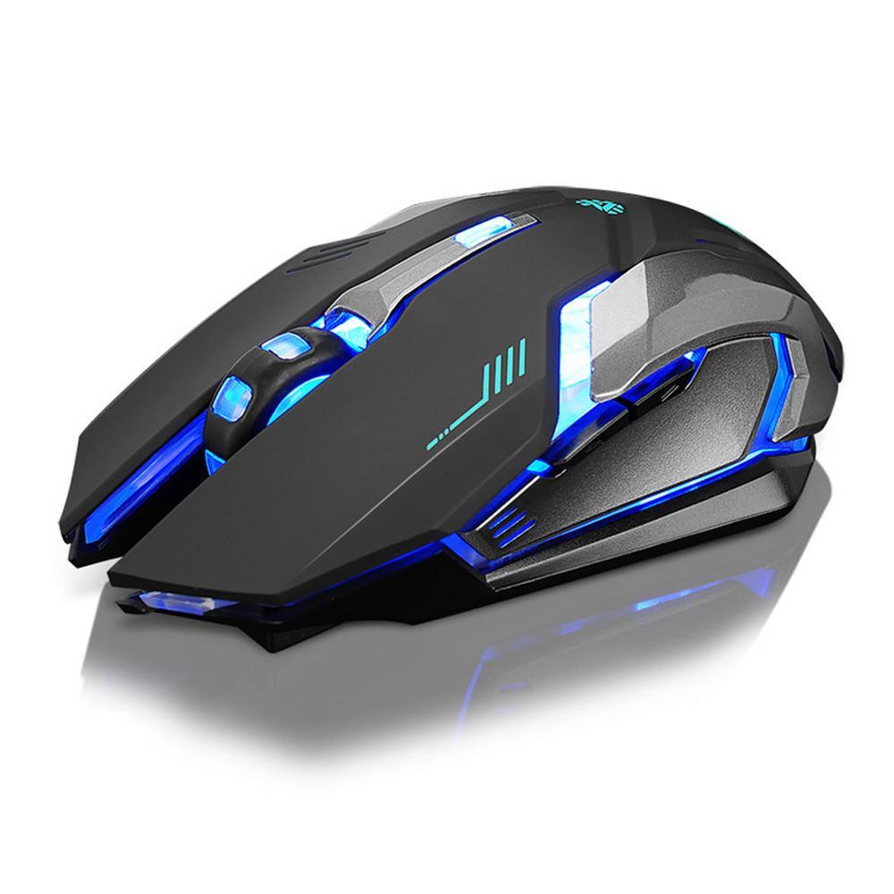 Ninja Dragon - Stealth 7 - Ergonomic, Rechargeable Wireless Silent LED PRO Gaming Mouse